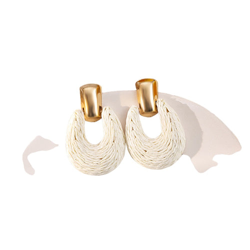 Rattan Earrings