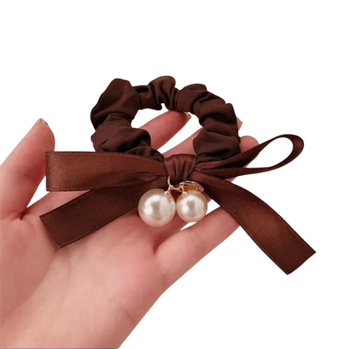 Mocha hair tie