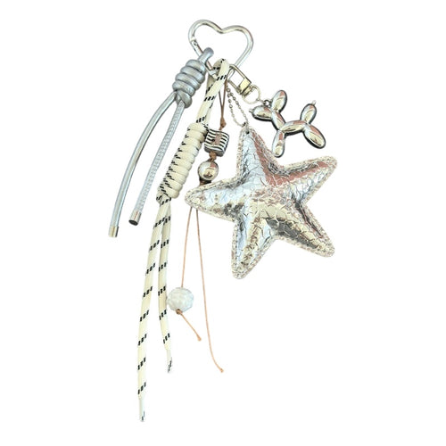 Bag charm silver