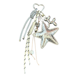 Bag charm silver