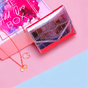 Silver mini wallet