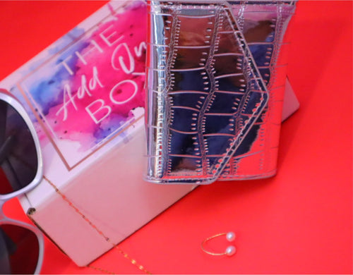 Silver mini wallet