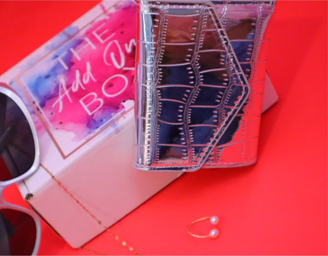 Silver mini wallet